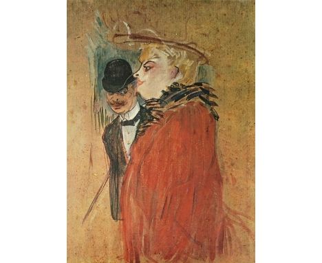 After Henri De Toulouse Lautrec (1864-1901) "Couple" Lithograph, 64cm x 46cm, Published by Shorewood Publishers