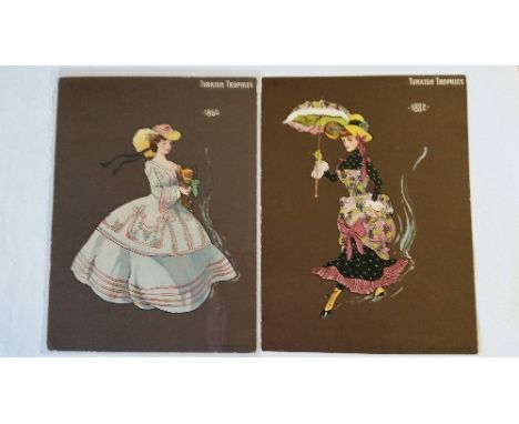 A.T.C., Hamilton King Girls (Period Gowns), Nos. 53-56, premium issue, slight corner knocks, G to VG, 4