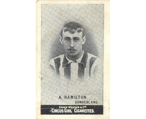 COHEN WEENEN, Heroes of Sport (footballers), Hamilton (Sunderland), p/b, scuff to back, G