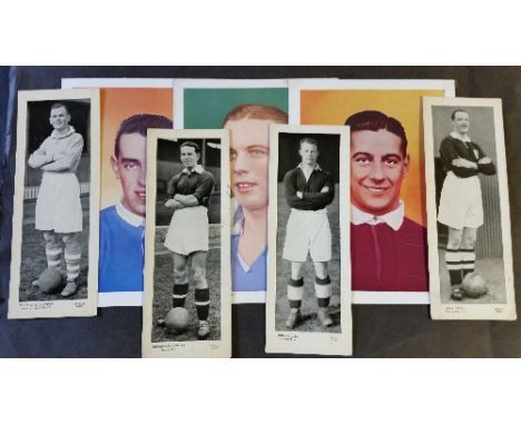 TOPICAL TIMES, Footballers, Panel Portraits, 1936 premium colour (complete), 1929 (13/16), Scottish, tape (and tape damage) t