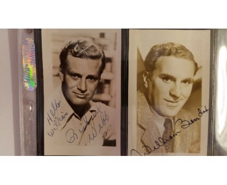 ENTERTAINMENT, RP cards, pre-WWII BBC personalities (40, each with small biographical panel); film stars (53), Richard Webb, 
