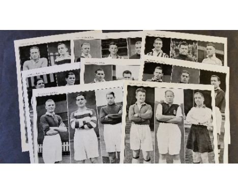 TOPICAL TIMES, Footballers, Panel Portraits (1937), complete, premium (triples), Scottish, a few with slight corner damage, G