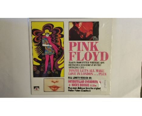 POP MUSIC, Pink Floyd, LPs, inc. Tonite Let's Make Love In London (SEA4), UK/France,  featuring Pink Floyd and interviews wit