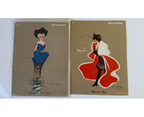 A.T.C., Hamilton King Girls (Bathing Girls), Nos. 26-29, premium issue, slight corner knocks, G to VG, 4