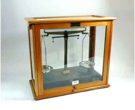 A Griffin &amp; Tatlock set of scientific scales 