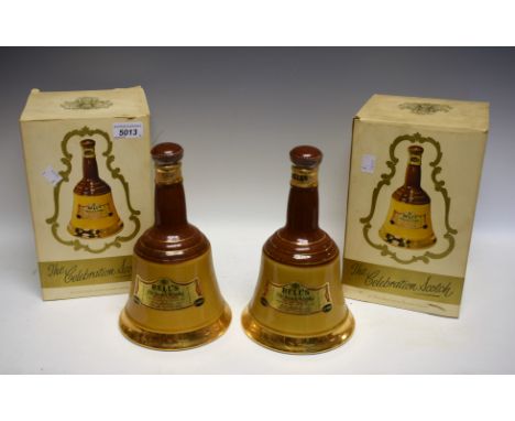 A Wade Bell's Scotch Whisky decanter, sealed with contents, original box, c.1970's; another similar (2)