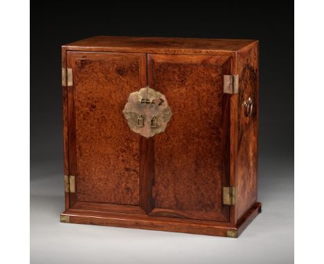 A LARGE HUANGHUALI APOTHECARY CABINET (YAOGUI) WITH FOURTEEN DRAWERS, EARLY QING DYNASTYChina, 17th-18th century. The rectang