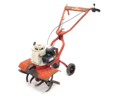 An M1 Gardener petrol rotavator, with Briggs and Stratton 3.5 HP engine.