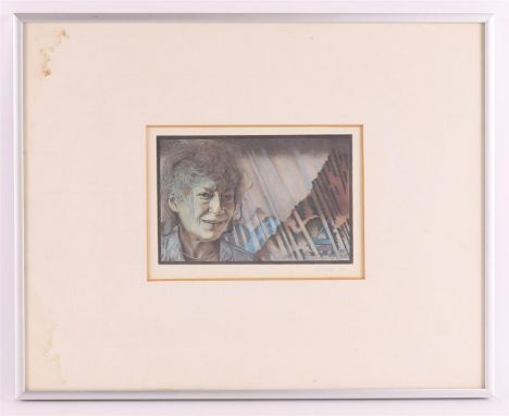 Kramer, Trudy (Buitenpost 1959) "Evening rain in Daisen", signed in full and '84, lithograph/paper, h 10 x w 14.5 cm. Here ar