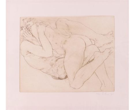 Roos, Eddy (1949) "Nudes", all signed in pencil, etching/paper, i.a.18 x 23 cm and 24 x 30 cm, tot. 6x (P) (provenance; colle