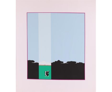 Jansen, Johannes RJ (Han) (Kloosterburen 1931 A'dam 1994) "Drents landschap", signed in full in pencil r.o, silkscreen/paper 