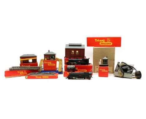 An extensive boxed Tri-ang "00" railway set,to include the Princess Elizabeth locomotive, a 4830 tank locomotive, a R.30 'Bri