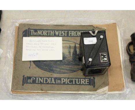 Two old picture books of India and Kodak/Brownie camera