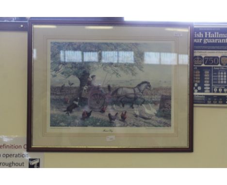 Border Fine Arts 'Market Day' print