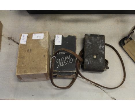 VPK model B camera, vest pocket camera & various negatives etc