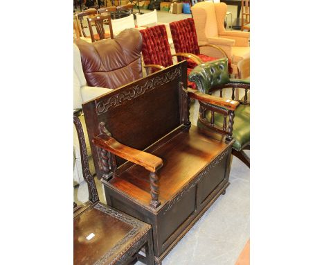 Oak monks bench