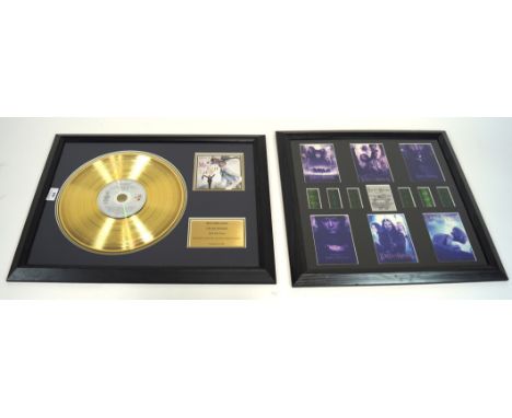 Film memorabilia, comprising a Lord of the Rings trilogy limited edition 35mm film cells, no 424:1000 and a My Fair Lady 24ct
