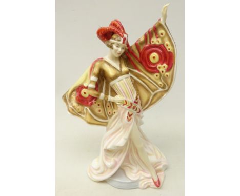 Royal Doulton Prestige limited edition figure 'Painted Lady' from the Butterfly Ladies Collection, HN 4849 no. 158/500 Condit