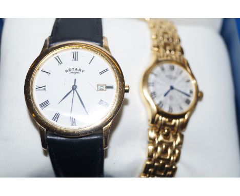 Gents &amp; ladies rotary wristwatches