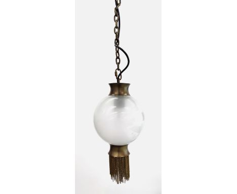 ARTERIORS BOSWELL PENDANT LIGHT, 35cm drop approx. not including chain and fittings.