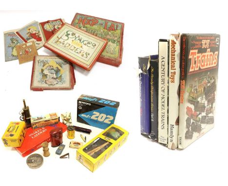 Mixed Lot including Pelham Puppets: Witch and Cat (boxed); Hoop-La game; Mouse Trap dexterity puzzle; Magnetic Fish Pond and 