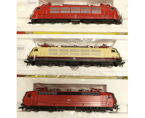 Fleischmann HO Gauge Three Pantograph Locomotives 4375 DB 103118, 4377 DB 103115 and 4352 DB 120143 (all E boxes G) (3)
