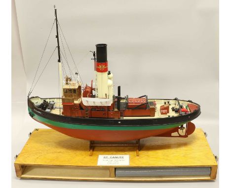 Billings Constructed Kit 'St. Canute' 1:50 Scale tug/icebreaker, highly detailed modified kit, fitted with electric motor, wi