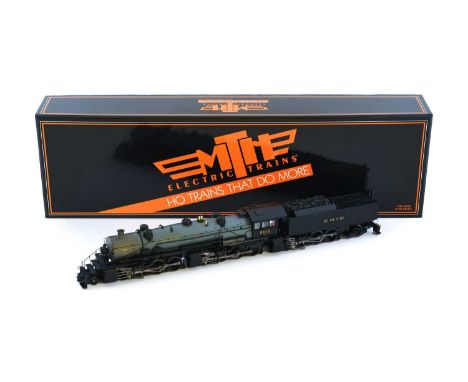 MTH HO Gauge 8031071 2-8-8-8-2 Triplex Steam Engine 'Russian Iron' Erie 5015, with booklet (E box E)Parts and paperwork as pe