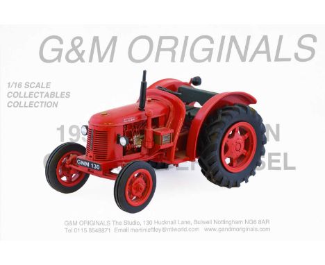 G&M Originals 1950 David Brown Cropmaster Diesel Tractor with signed certificate no.25/100 (E box E-G)