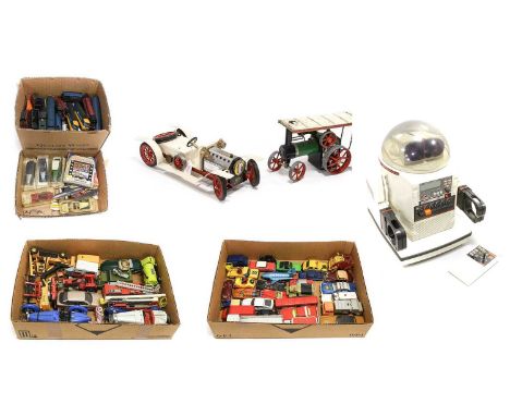 Mixed Lot a collection of assorted diecast including Dinky Thunderbird II, Corgi Noddy car and Batmobile and assorted modern 