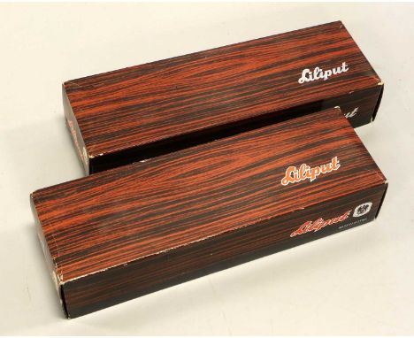 Liliput HO Gauge Two Pantograph Locomotives 11900 E94 124 DB articulated and 4750 Ae4/7 1-D-2 10952 (both E boxes G) (2)