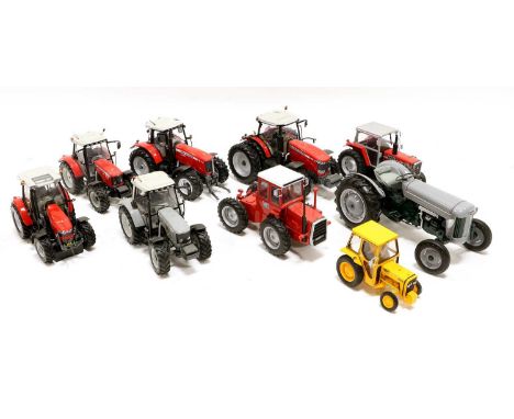 Universal Hobbies Massey Ferguson Tractors including MF40 1:16 scale, 5470 1:32, 8680 1:32 and others (generally G-E) (9)