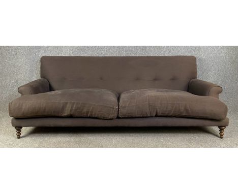 A Matthew Hilton Oscar sofa for SCP. (With some wear as seen). H.74 W.217 D.111cm