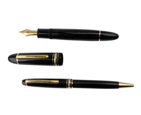 Montblanc. Set of Meisterstuck 149 pen and roller ballMontblanc. Juego de pluma Meisterstuck 149 y rollerball con estuche ori