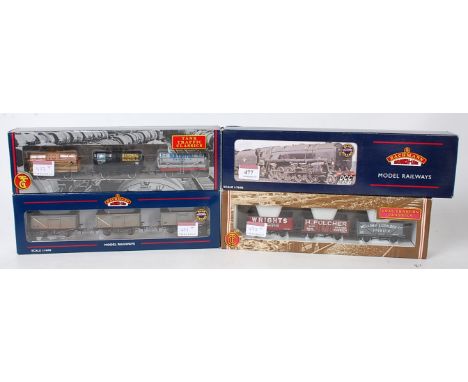 Bachmann Locomotive and Wagon Set Group, to include 32-851 9F 2-10-0 Standard No.92912 with Black BR1F Tender, DCC Ready, 37-