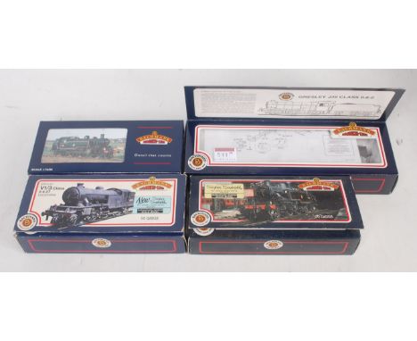 Bachmann Boxed Locomotive Group, 4 examples, to include 31-453 Ivatt 2-6-2 Tank No.1206 LMS, 31-453A LMS Ivatt Tank 1202, 31-