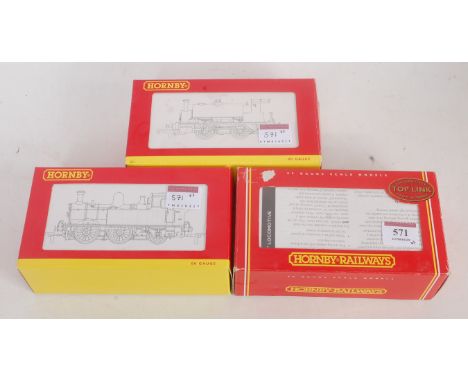 Hornby Boxed 00 Gauge Locomotive Group, 3 examples, to include R2026 GWR Locomotive 14XX 0-4-2T, R2026B GWR 0-4-2T Class 14 N