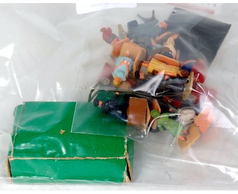 Dinky Toys figures sets 1x 051 station staff original box and one each 052 and 054 in plastic bags (VG)