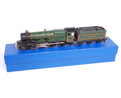 Hornby Dublo 3-rail 'Bristol Castle' engine and tender, some paint loss to raised edges and one cabside number plate (G)