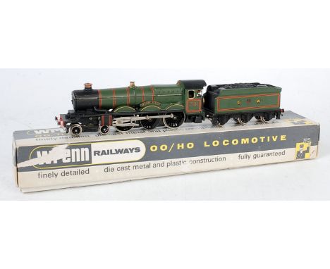 Wrenn Railways W2222 GW green 'Devizes Castle' engine and tender, with instructions (G-BG)