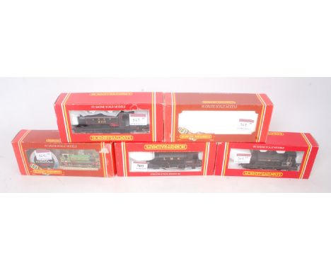 Hornby Boxed 00 Gauge Locomotive Group, 5 examples, to include R300 LMS 0-4-0ST Loco Class OF, R861 LNER 0-6-0T Locomotive Cl