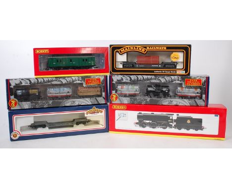 Hornby, Bachmann and Mainline Locomotive and Rolling Stock Group, 6 examples, to include Hornby R2355A BR 0-6-0 Class Q1 No.3