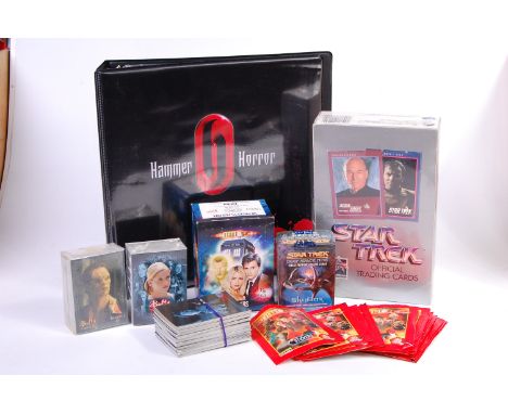 A large quantity of mixed modern release collectors' cards and stickers to include Doctor Who, Once Upon a Time, Star Trek De