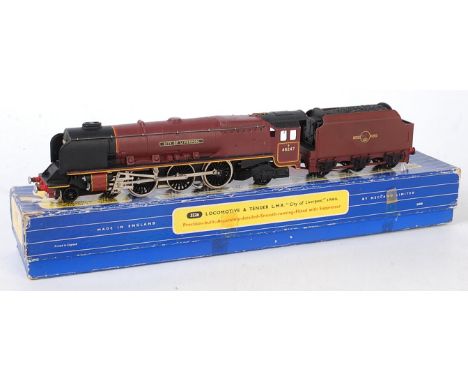 H-Dublo 3226 City of Liverpool loco and tender, a few chips to yellow on running plate, rub mark R/H cylinder cover (E)(BVG) 