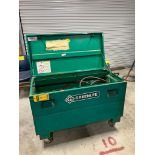 Greenlee Rolling Gang Box w/ Extension Cords & Air Hose