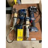 (2) Cordless Grease Guns w/ Chargers; (1) Lincoln & (1) Power Luber