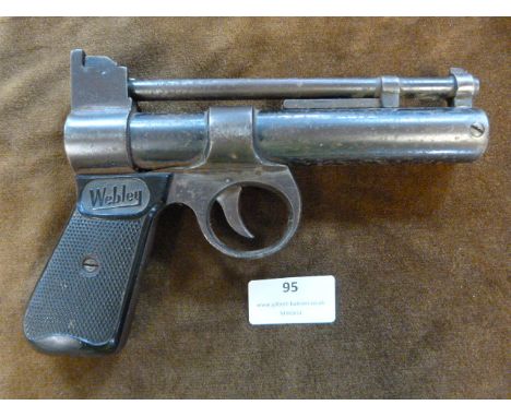 Vintage Webley Junior .177 Air Pistol 