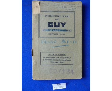 Instructions Manual for Guy Light Wheeled Tank
