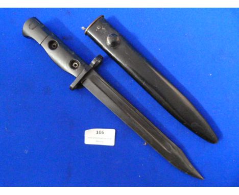 SLR Bayonet Marked: LIA3 &amp; 9600D on Grip with WD Arrow (Souvenir of the Falklands war) 