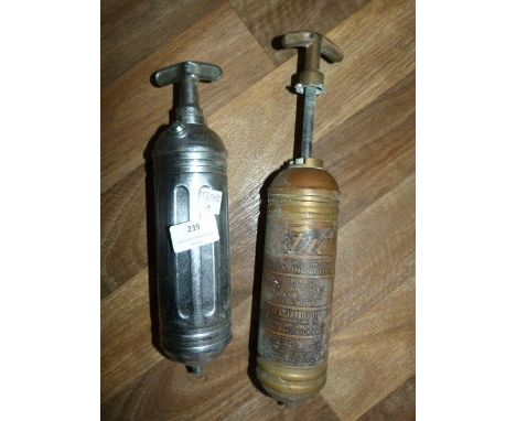 Two Vintage Fire Extinguishers
